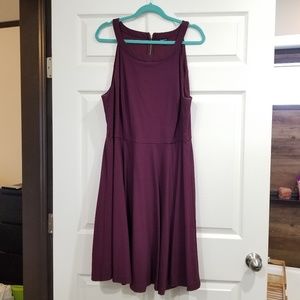 Burgundy Cocktail Dress